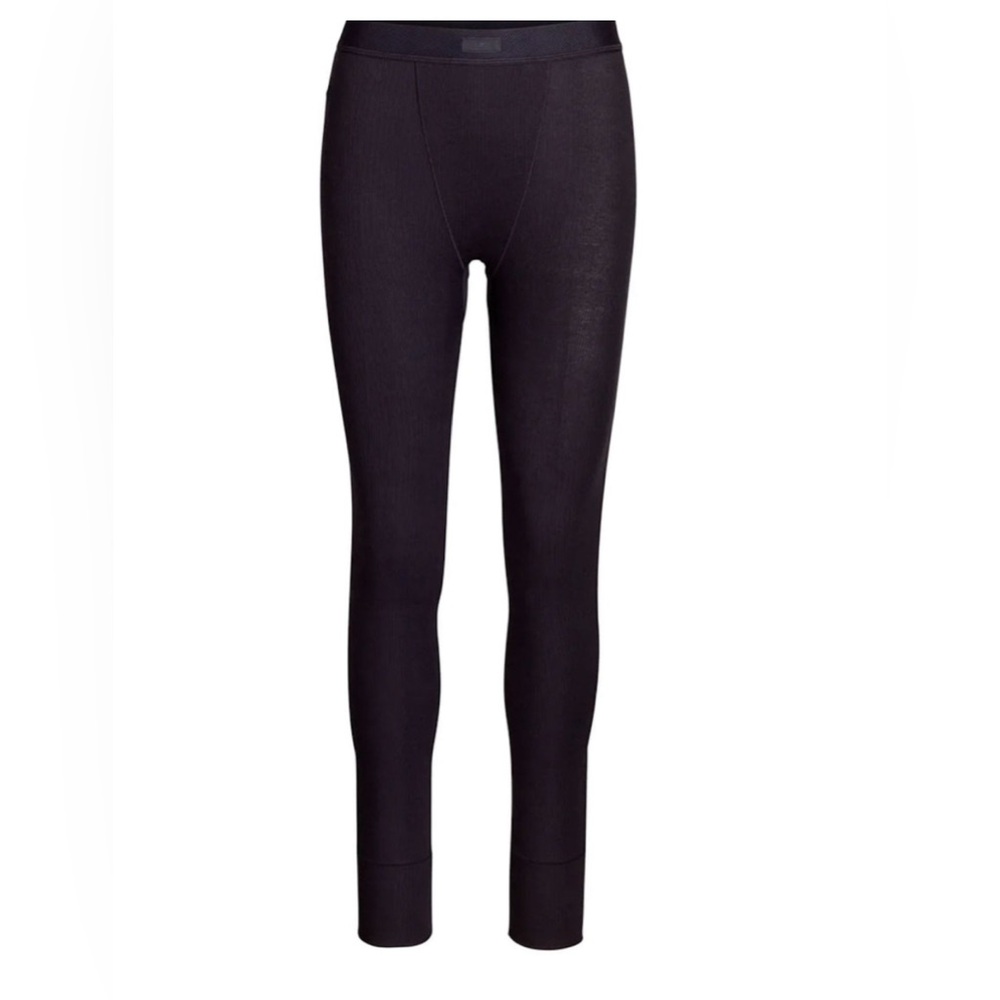 SKIMS NWOT Cotton Rib Leggings, Color: Soot, Size XL